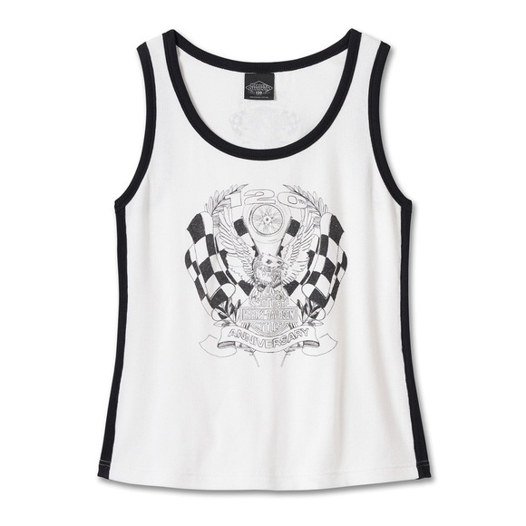 Harley-Davidson Women's 120th Anniversary Contrast Tank Top - 2XL - Picture 3 of 8